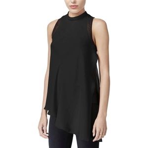 Rachel Roy Asymmetrical Top Black Small